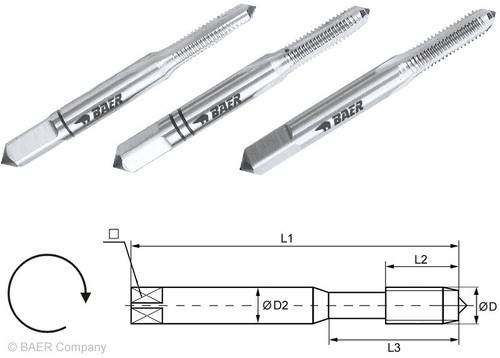 Handgewindebohrer m24 - handgewindebohrer, m1